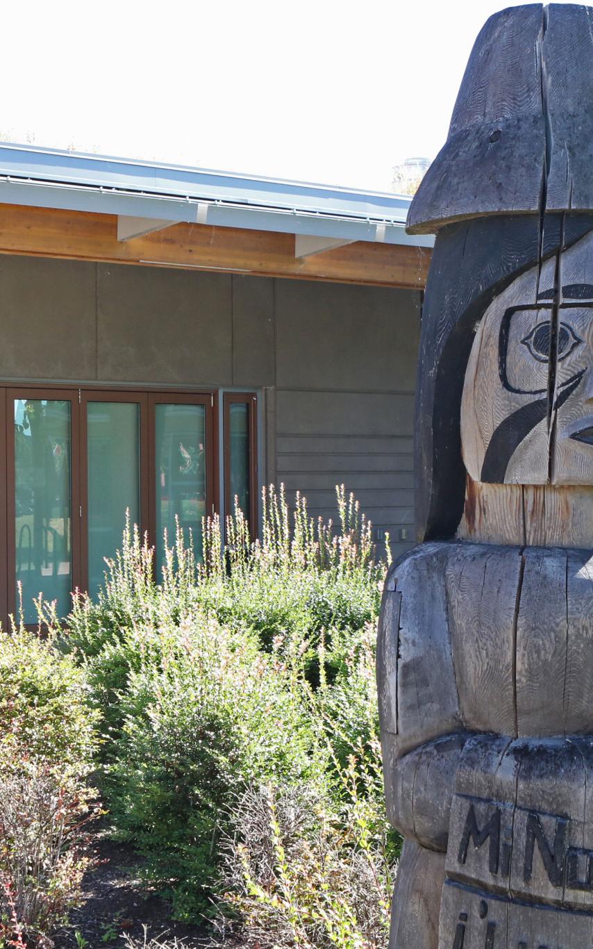 VIU Cowichan Campus Totem Poles